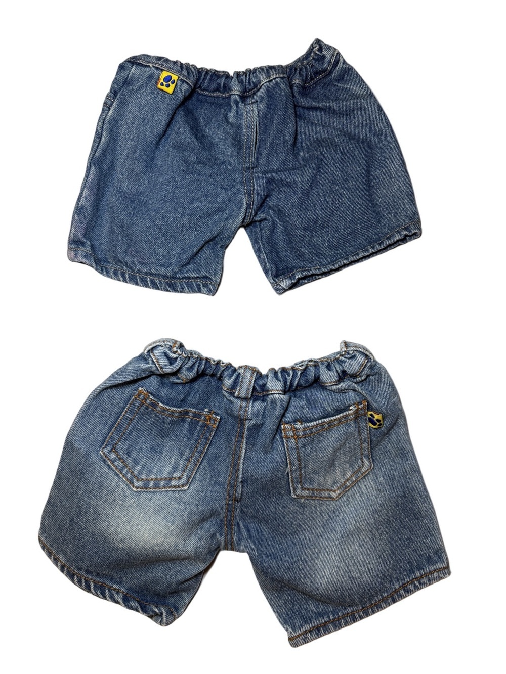 Build-A-Bear Workshop Denim Jean Shorts Medium Wash 2 Pair EUC